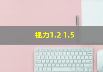 视力1.2 1.5